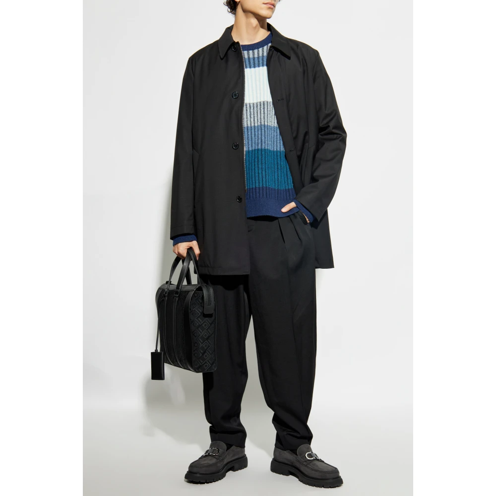 PS By Paul Smith Geribbelde trui Blue Heren