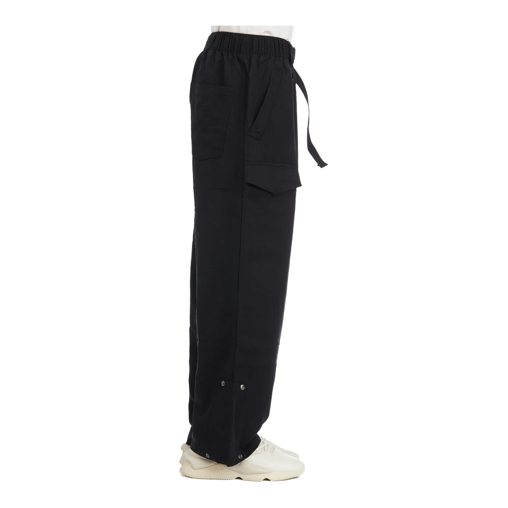 Y-3 Cargo Twill Broek Black Heren
