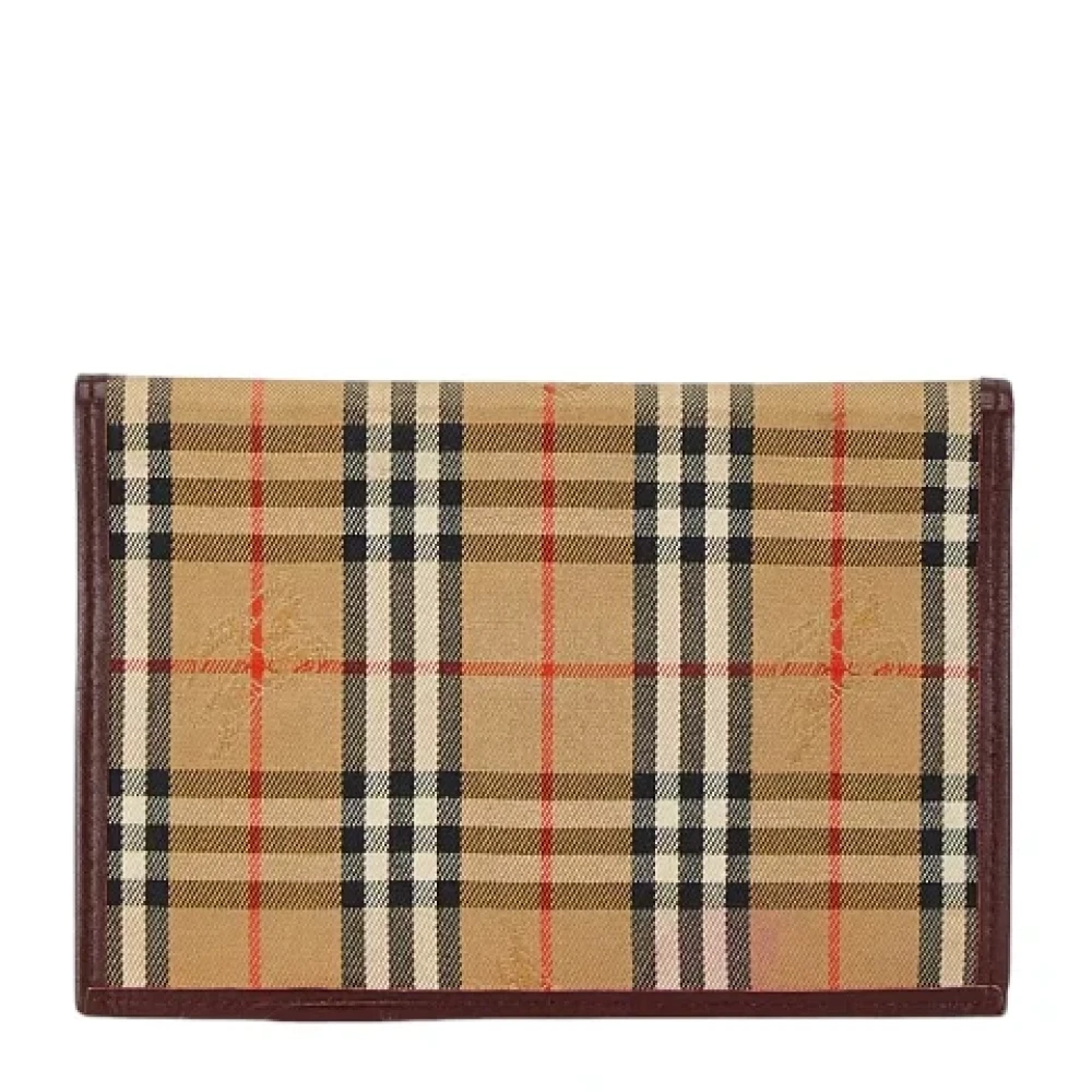 Burberry Vintage Pre-owned Canvas home-office Beige Dames
