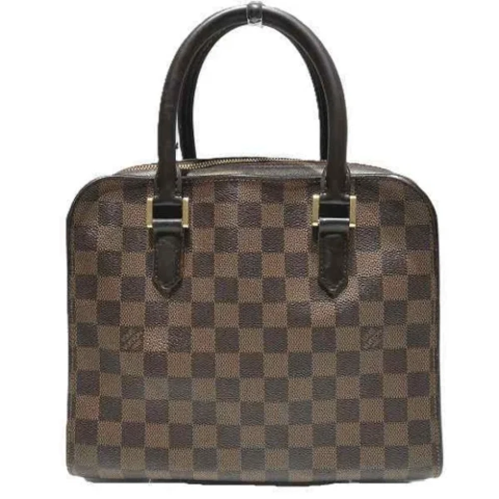 Louis Vuitton Vintage Pre-owned Fabric handbags Brown Dames