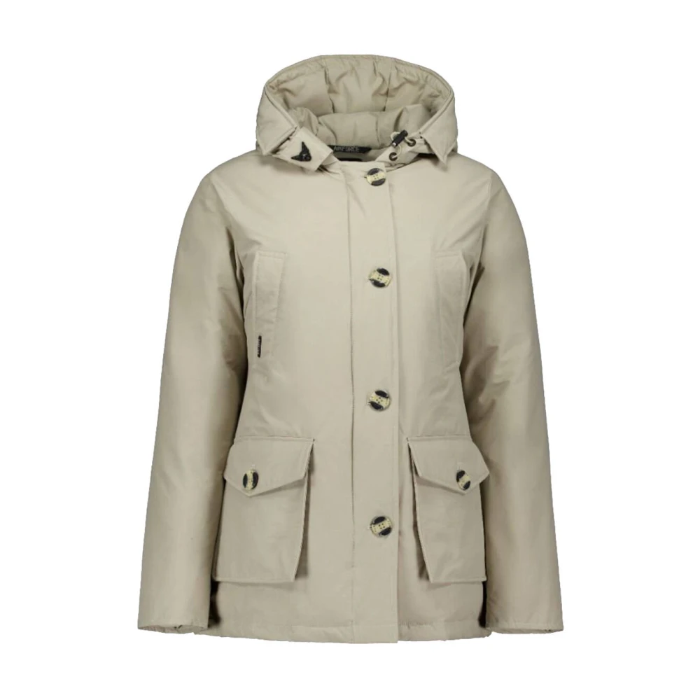 Airforce Stijlvolle Jas Hrw0428 Beige Dames