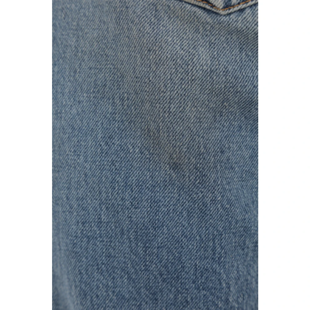 Dolce & Gabbana Blauwe Regular-Fit Jeans met Verweerd Effect Blue Heren