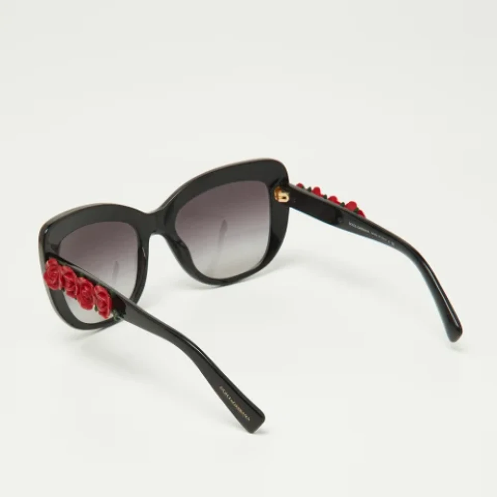Dolce & Gabbana Pre-owned Acetate sunglasses Black Dames