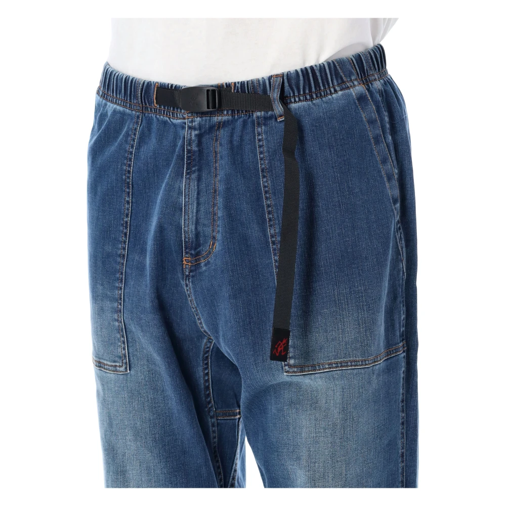 Gramicci Donkere Gebruikte Losse Tapered Jeans Blue Heren
