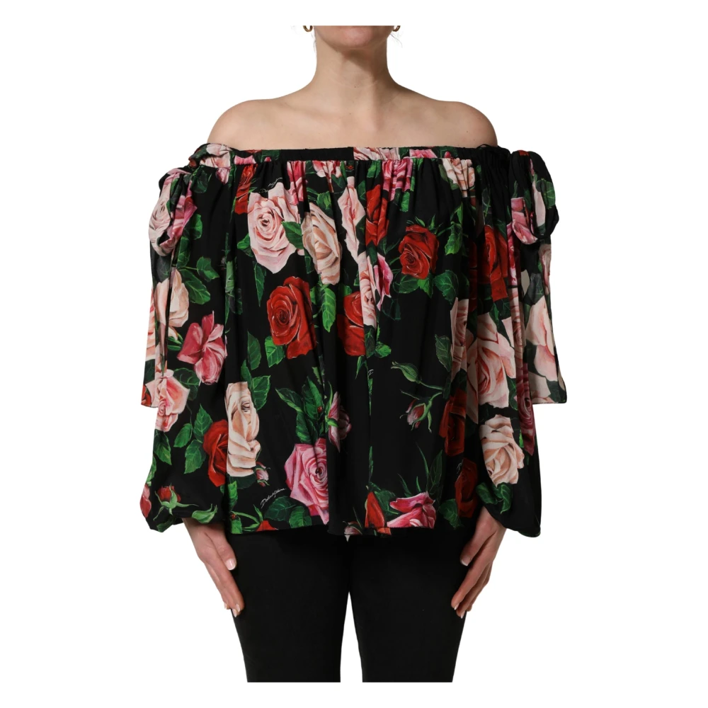 Dolce & Gabbana Women's Multicolor Off The Shoulder Blouse - Blouses - Xs - Blouses & Shirts