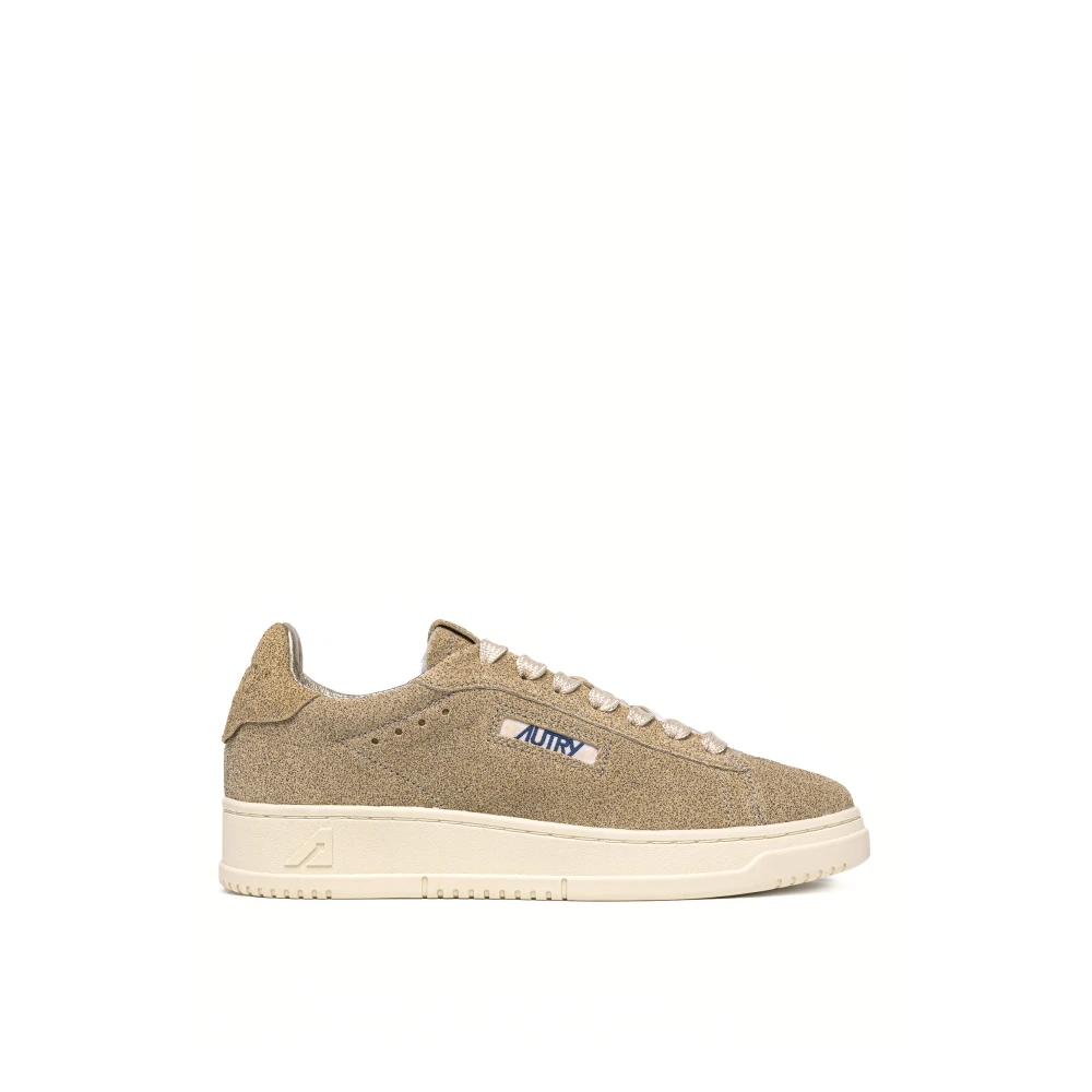 Autry Sneaker met Strass Dallas Model Dames Schoenen Beige