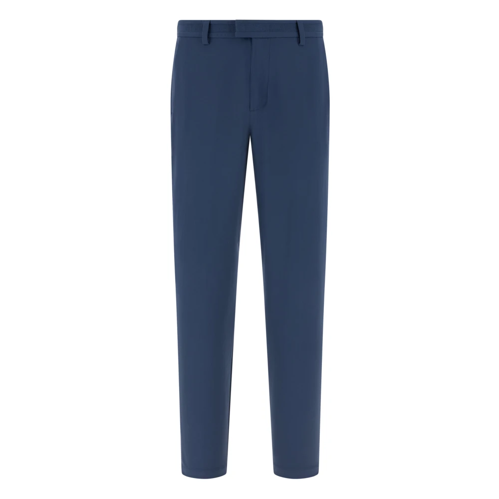Boggi Milano Mannelijk Blauw Broeken Heren, W34, Nylon, B-Tech Stretch Nylon Broek