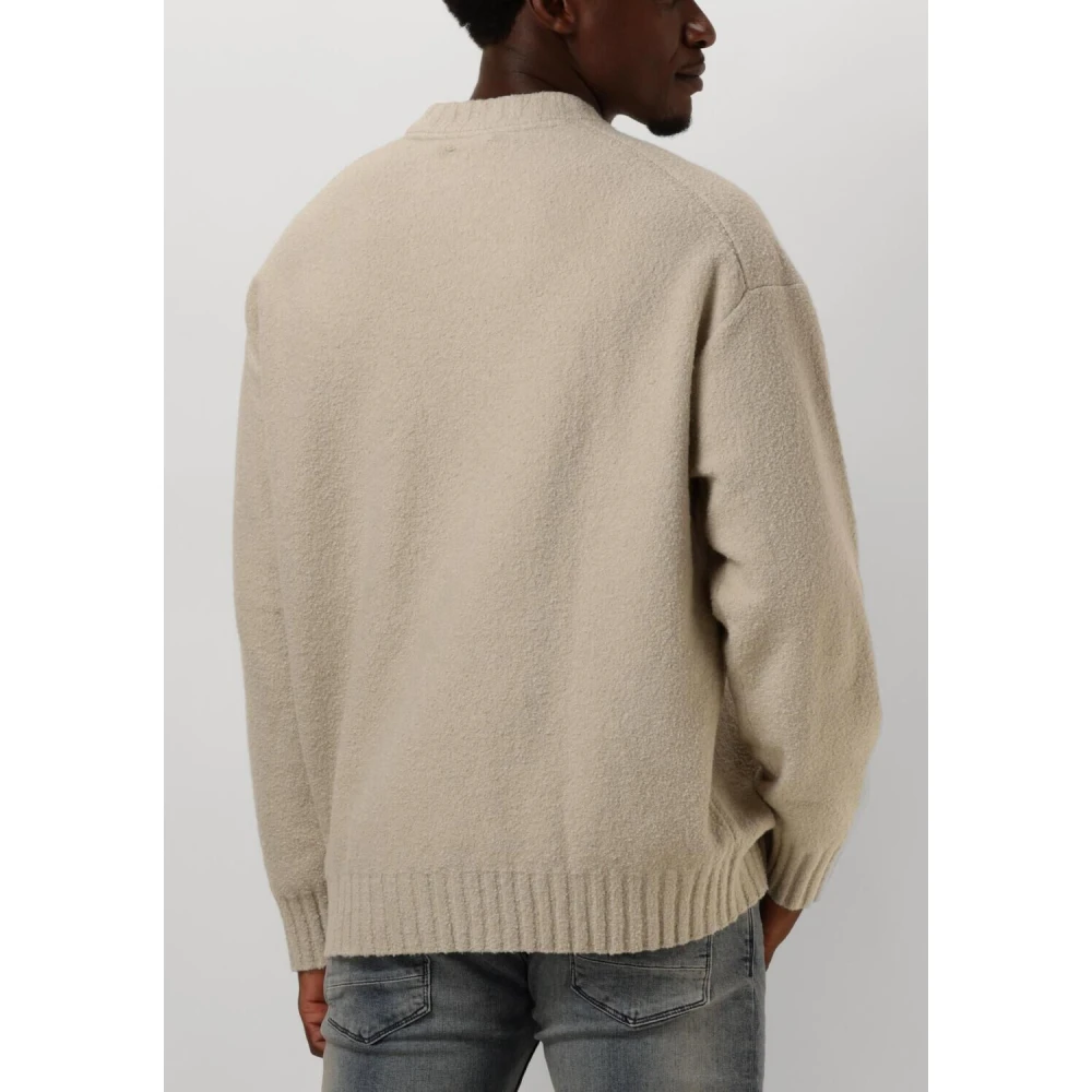 Calvin Klein Beige Boucle Boxy Sweater Beige Heren