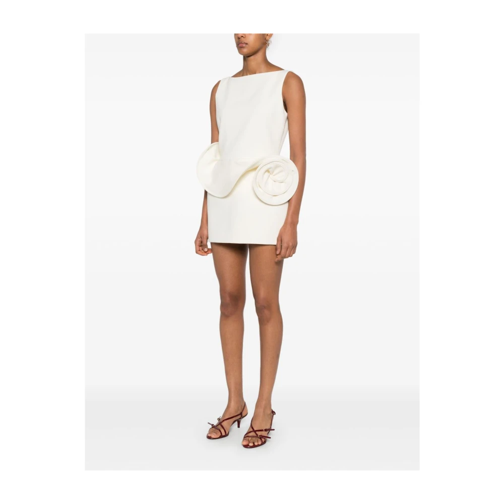 Magda Butrym Beige Jurk met Applicatiedetail Beige Dames