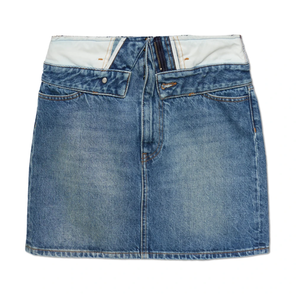 Mm6 Maison Margiela Donna Blu Gonne, 2XS, New,