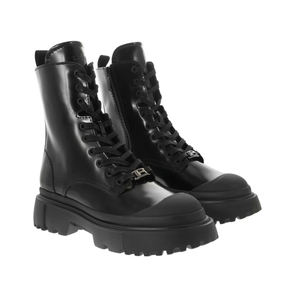 Hogan H619 Gevechtslaarzen Black Dames