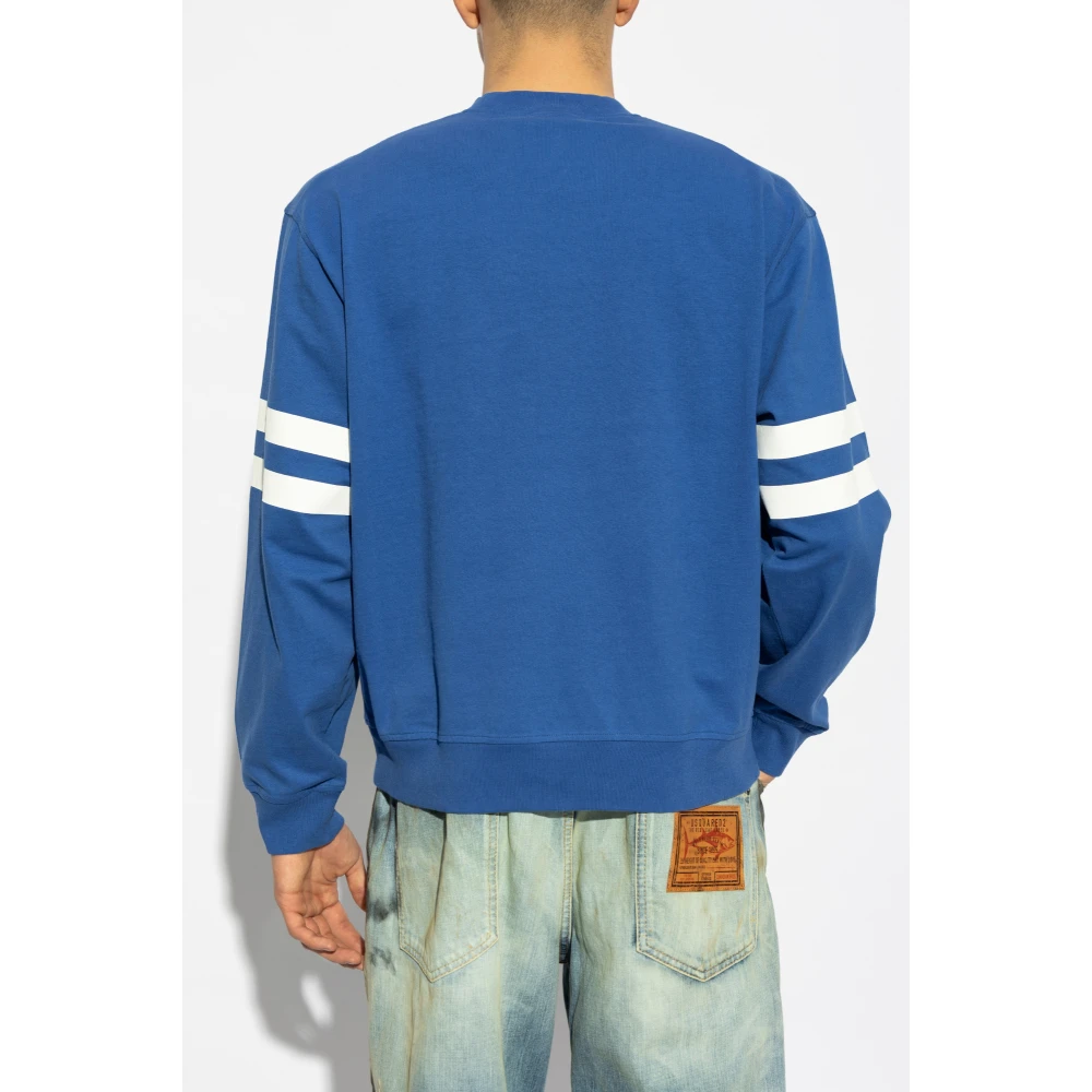 Dsquared2 Bedrukt T-shirt Blue Heren