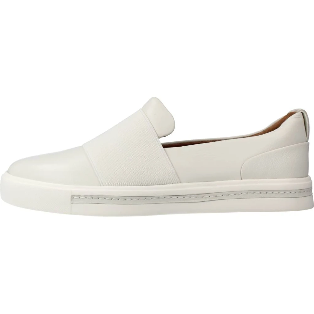 Clarks Loafers White Dames