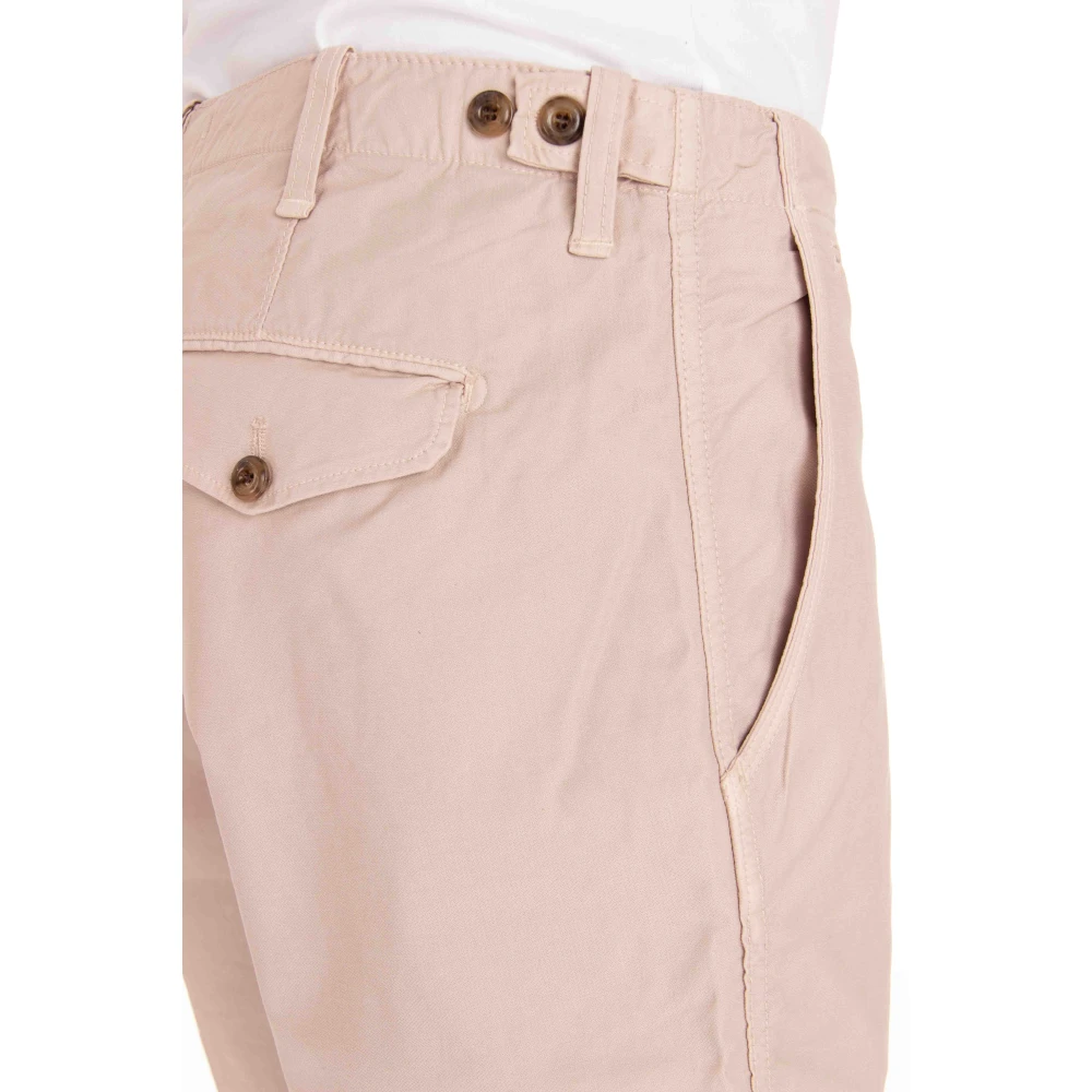 Myths Roze Katoenen Bermuda Shorts Beige Heren