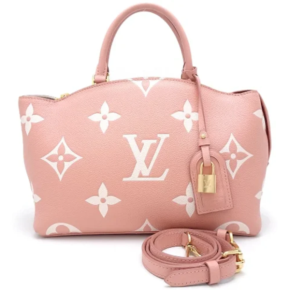 Louis Vuitton Vintage Pre-owned Leather handbags Pink Dames
