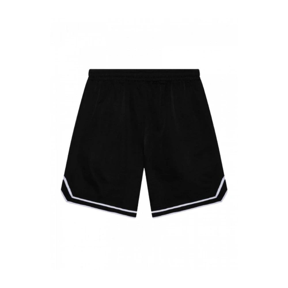 Converse Kinderen polyester shorts met verstelbare taille Black Heren