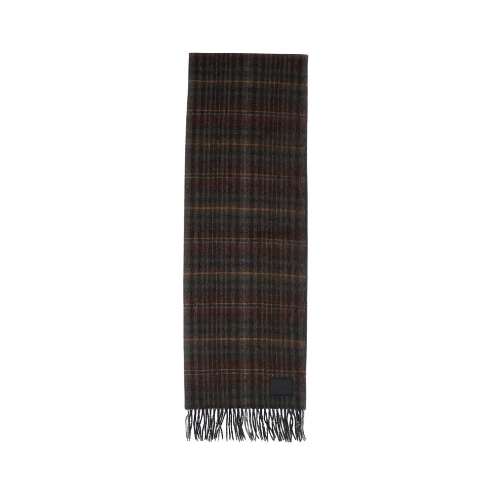 Paul Smith Checked Scarf - Male - Winter Scarves - Multicolor - One Size - Accessories