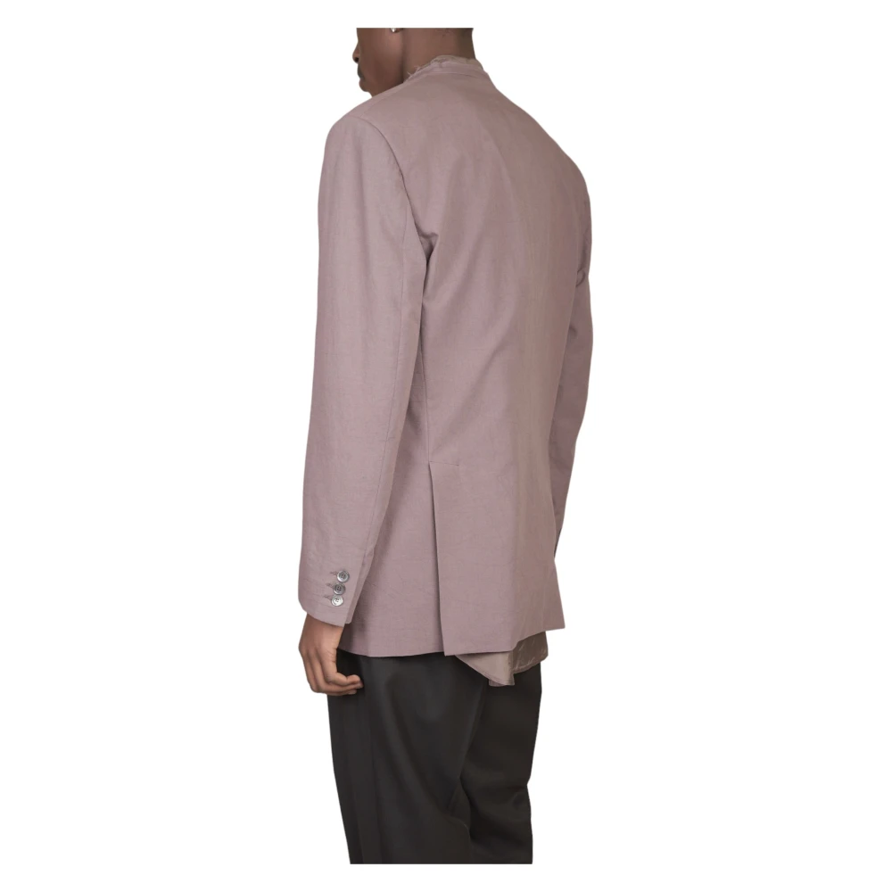 Magliano Raw Neck Blazer in 07 Purple Heren