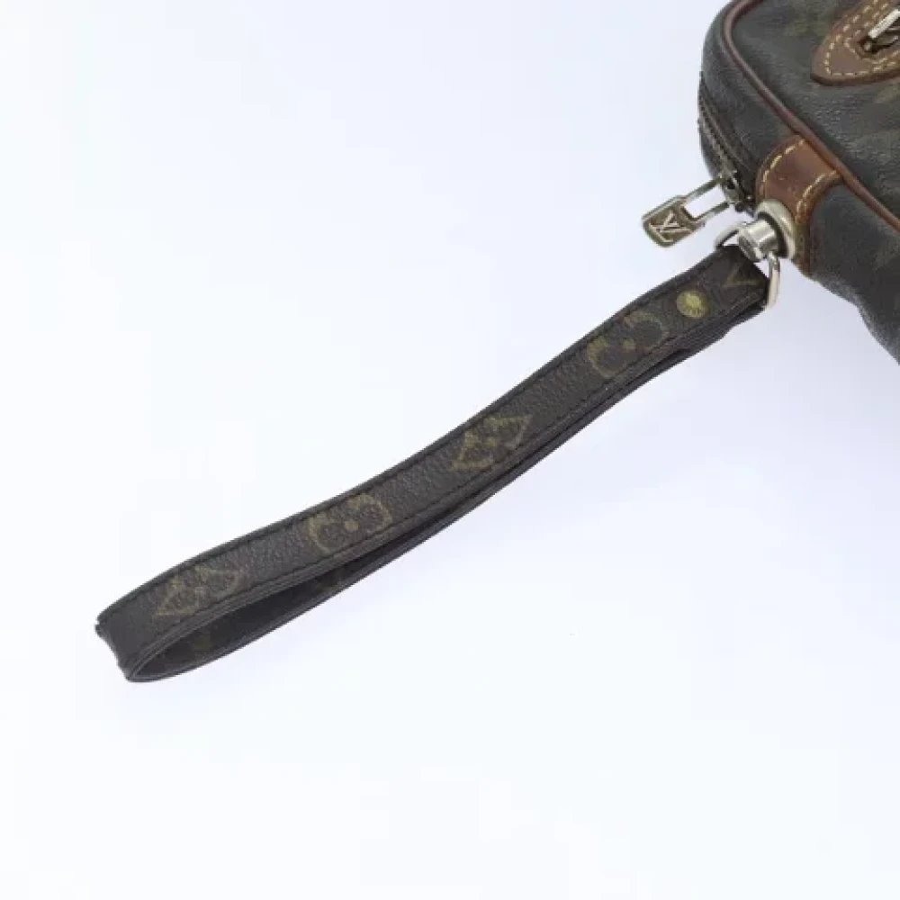 Louis Vuitton Vintage Pre-owned Canvas clutches Brown Dames