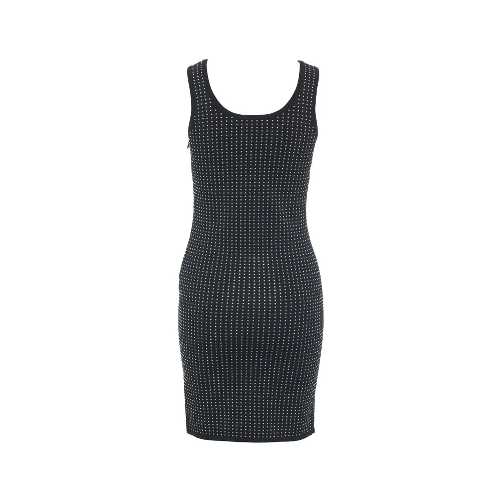 Michael Kors Zwarte Mini Jurk met Studs Black Dames
