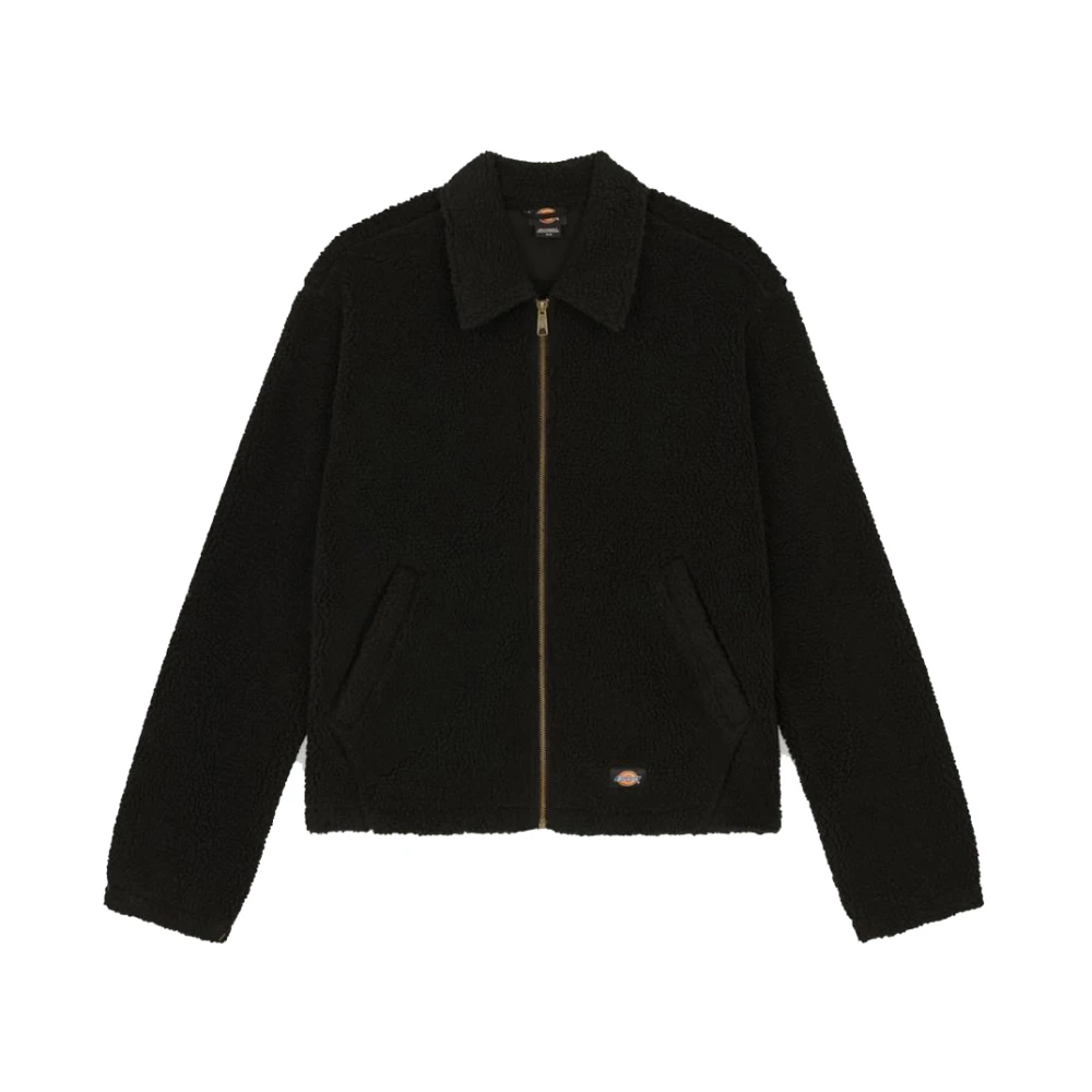 Dickies Zwarte High Pile Eisenhower Jas Black Heren