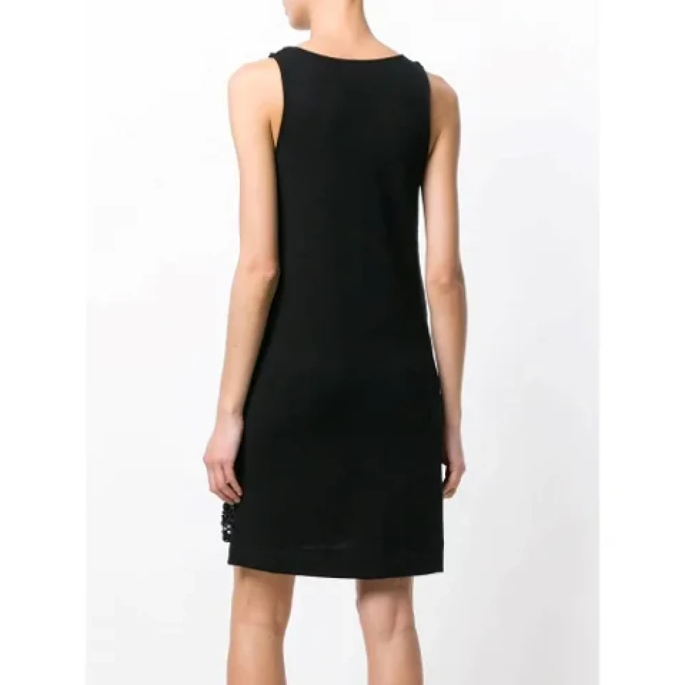 Moschino Pre-Owned Pre-owned Wool dresses Black Dames