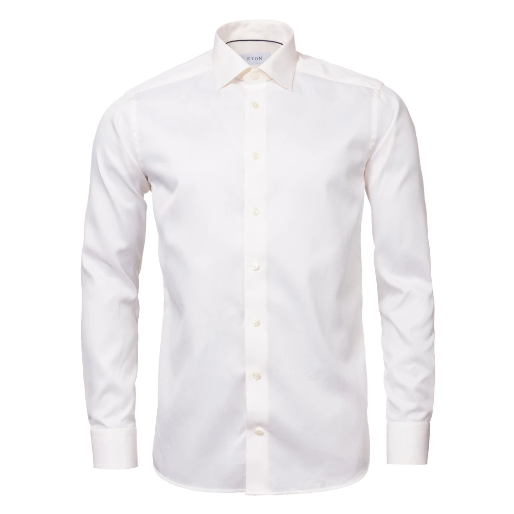 Eton White Signature Twill Shirt - Male - Formal Shirts - 2XL - Shirts