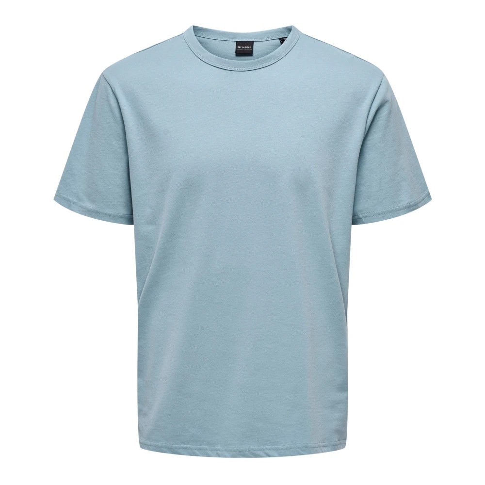 Only & Sons T-Shirts Blue Heren