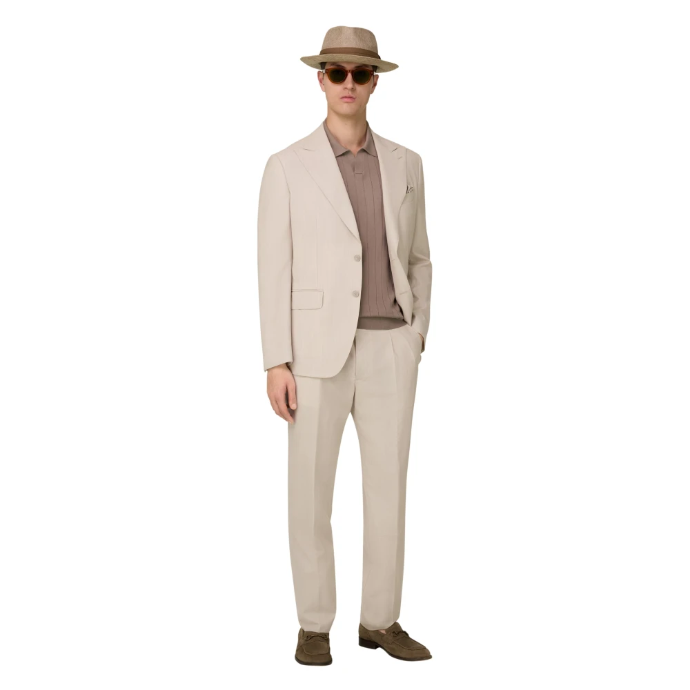 Boggi Milano Homme Beige Costumes, Taille: Xs