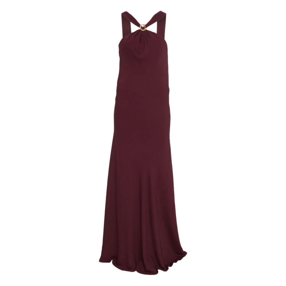 Forte Forte Women's Red My Dress Halterneck Maxi Dress - Gowns - S - Dresses