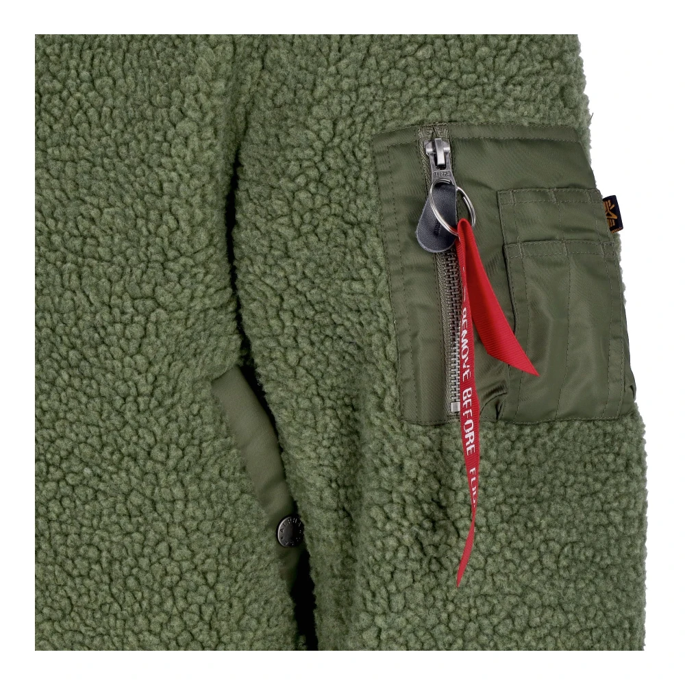 alpha industries Liner Man Ma-1 Teddy Jas Green Heren