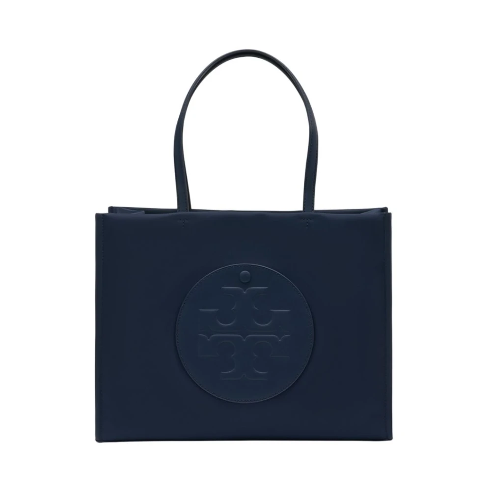 Tory Burch Women's Blue Shopping Bags, One Size, Small Ella Tote