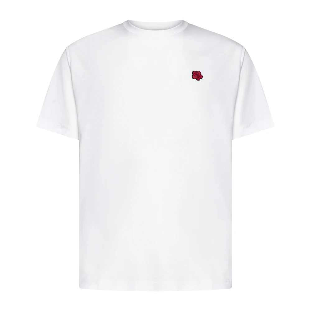 Kenzo Stijlvolle Beige T-shirts en Polos White Heren