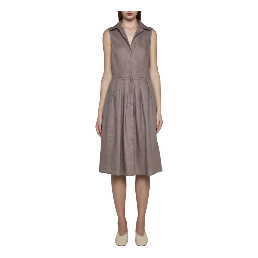 Blanca Vita Duifgrijs Cinta Jurk Brown Dames