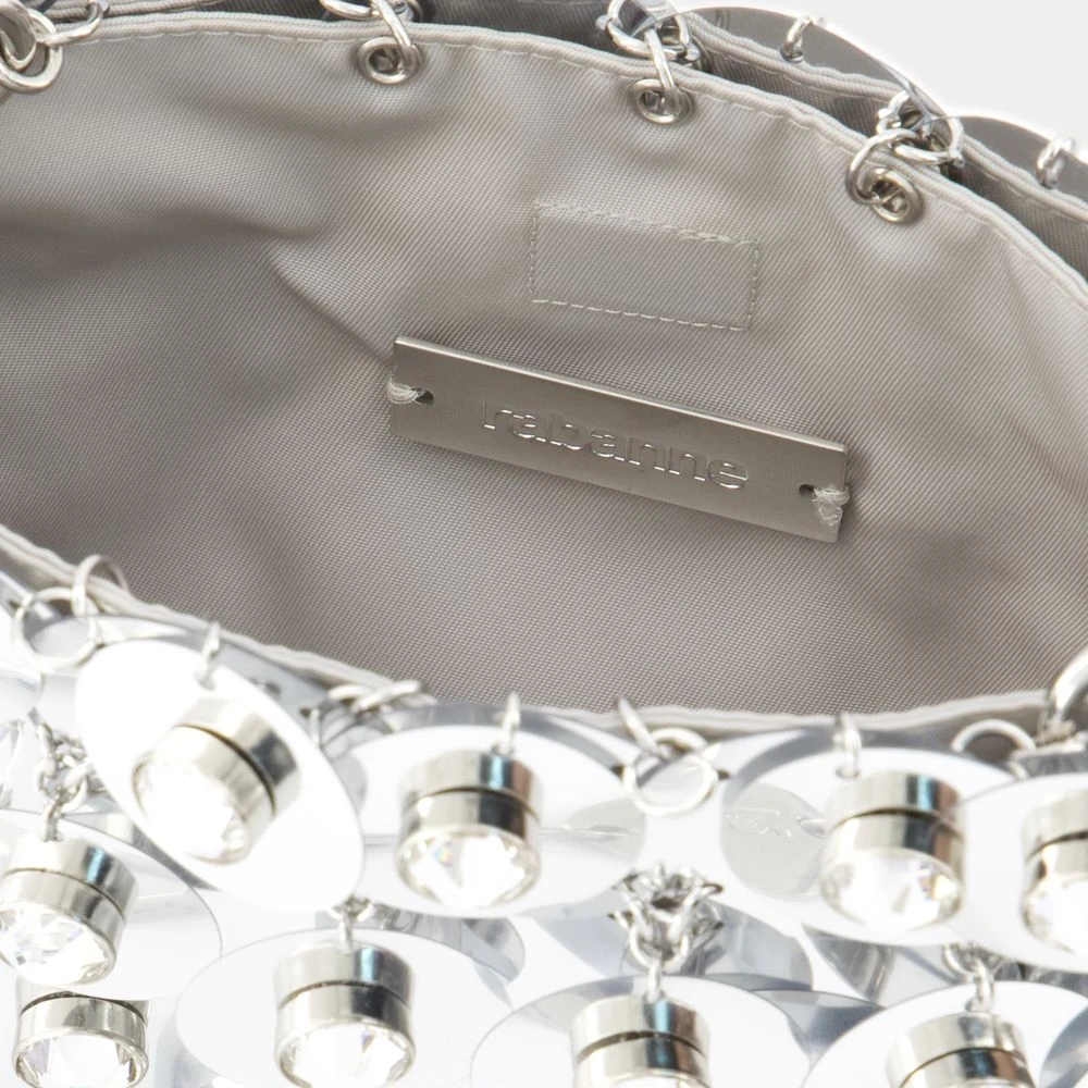 Paco Rabanne Metalen Zilveren Ketting Portemonnee Gray Dames