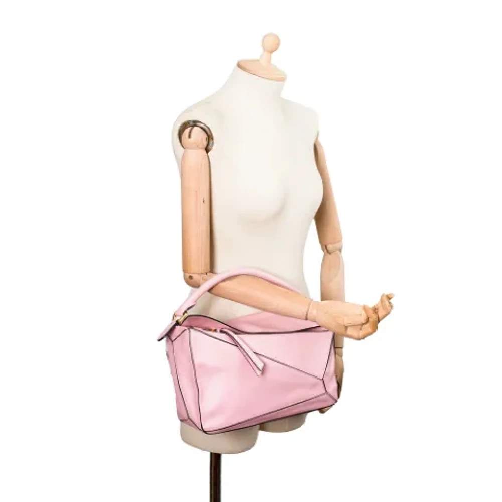 Loewe Pre-owned Leather shoulder-bags Pink Dames