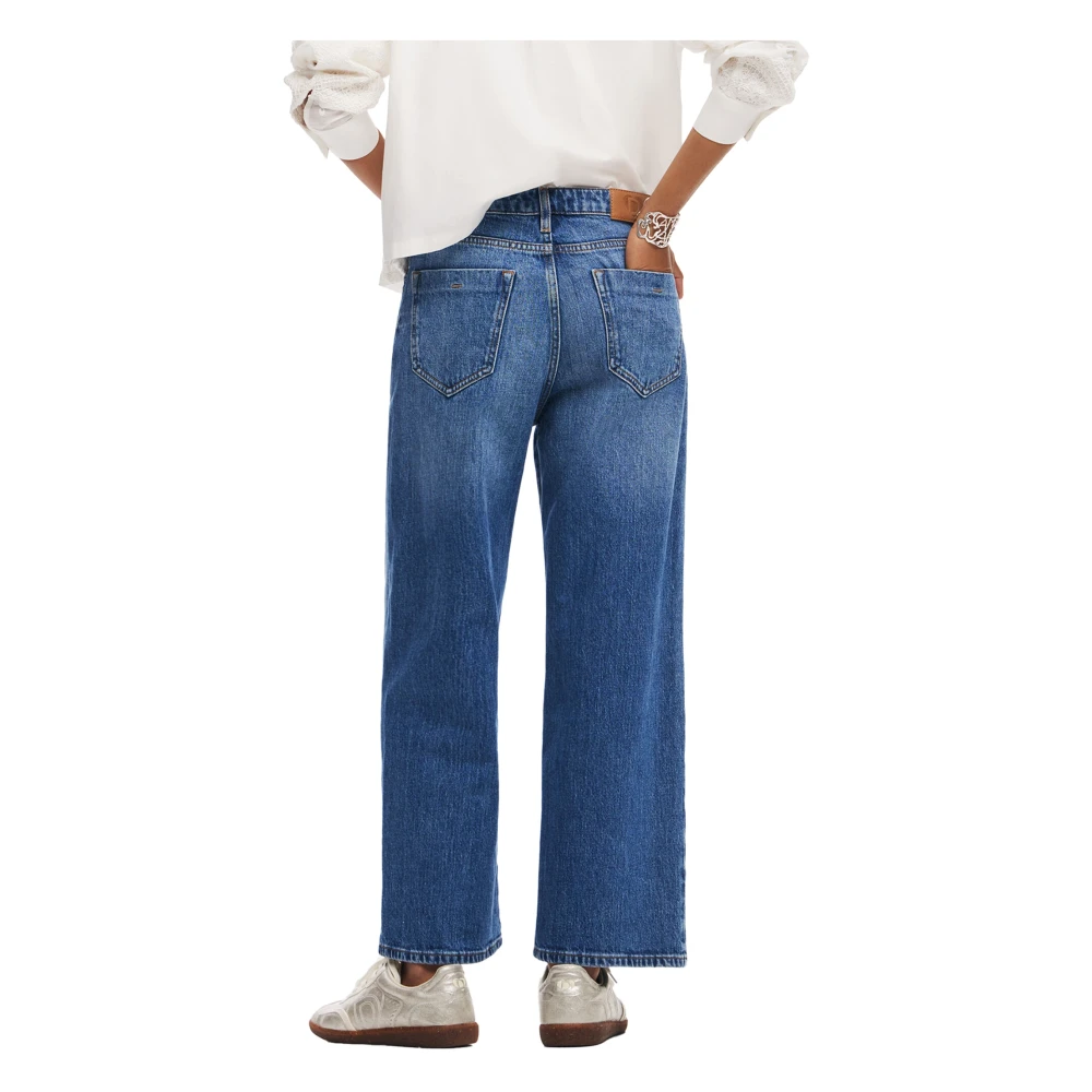 Desigual Denim Beryl Jeans Herfst Winter Collectie Blue Dames