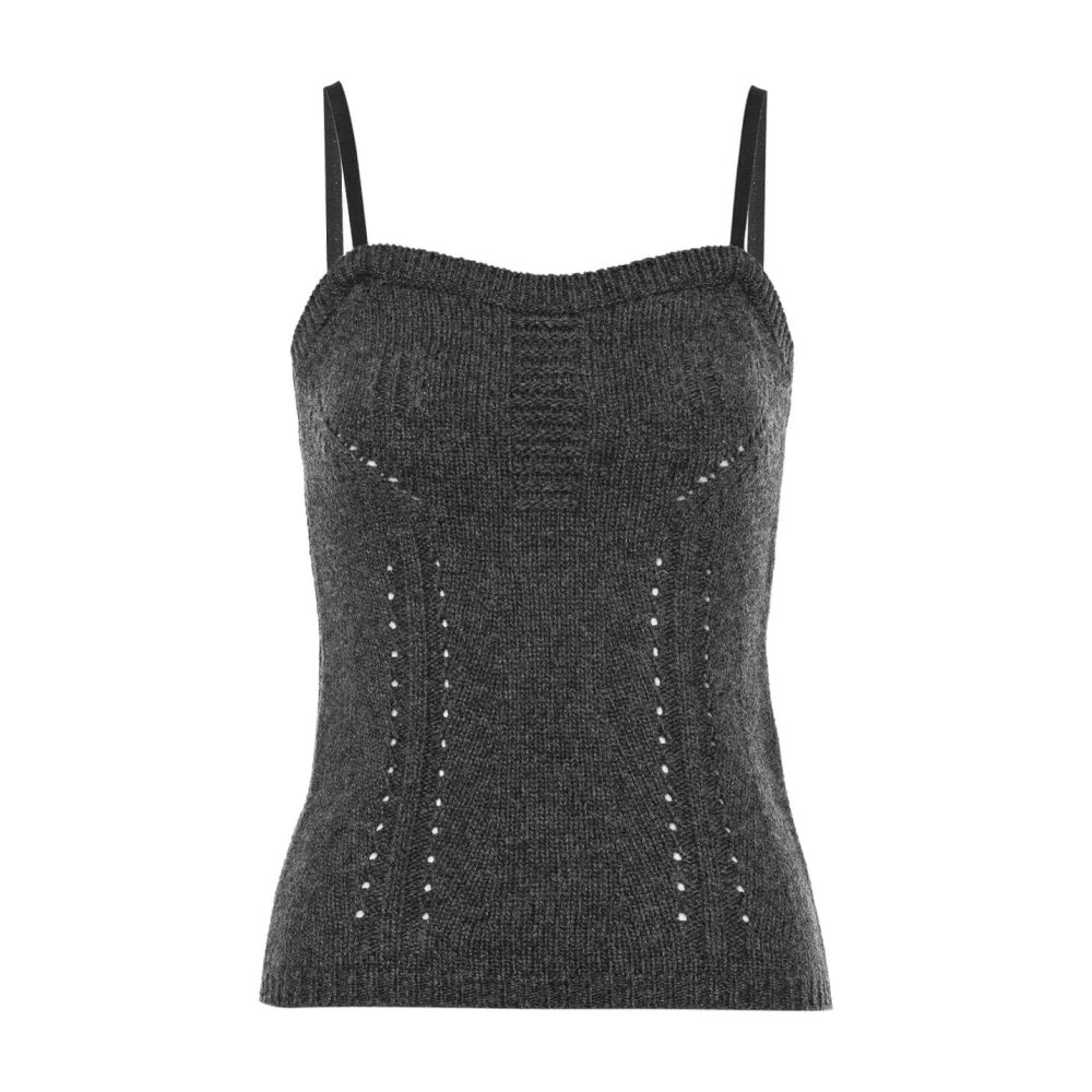 Valentino Garavani Stijlvolle TOP Ub0Kma05605080 Gray Dames