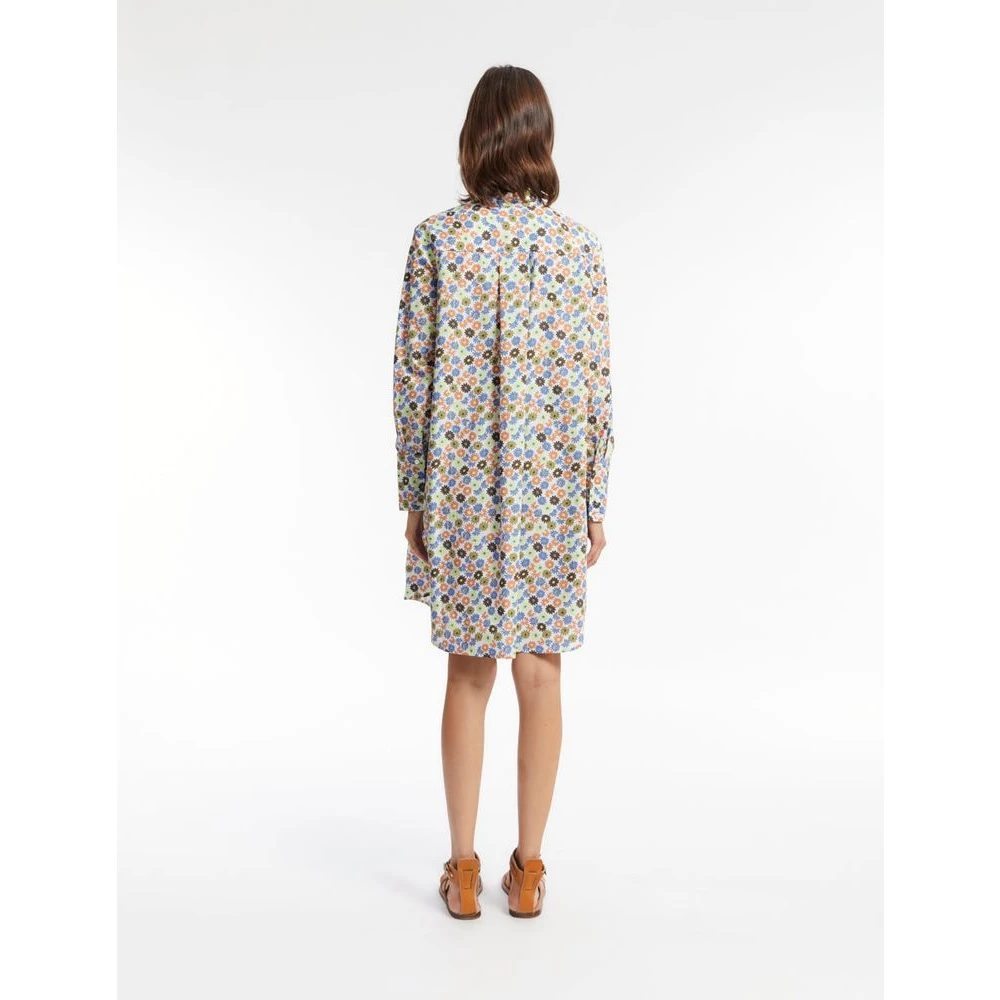 Ines De La Fressange Paris Martina bloemenkatoenen overhemdjurk Multicolor Dames