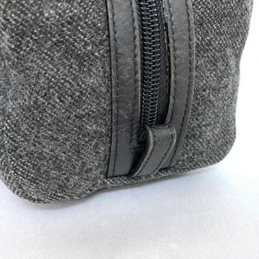 Prada Vintage Pre-owned Nylon prada-bags Gray Dames
