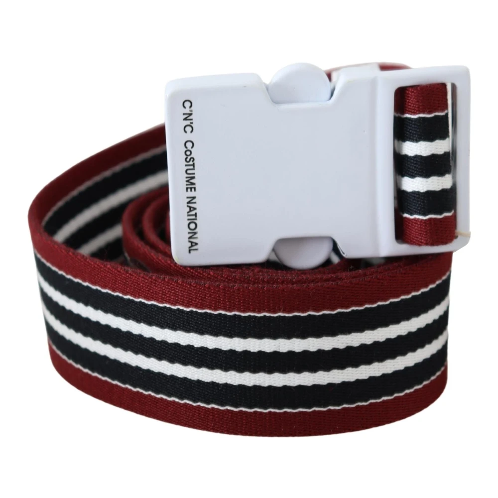 Costume National Gestreepte Canvas Taille Riem Multicolor Dames