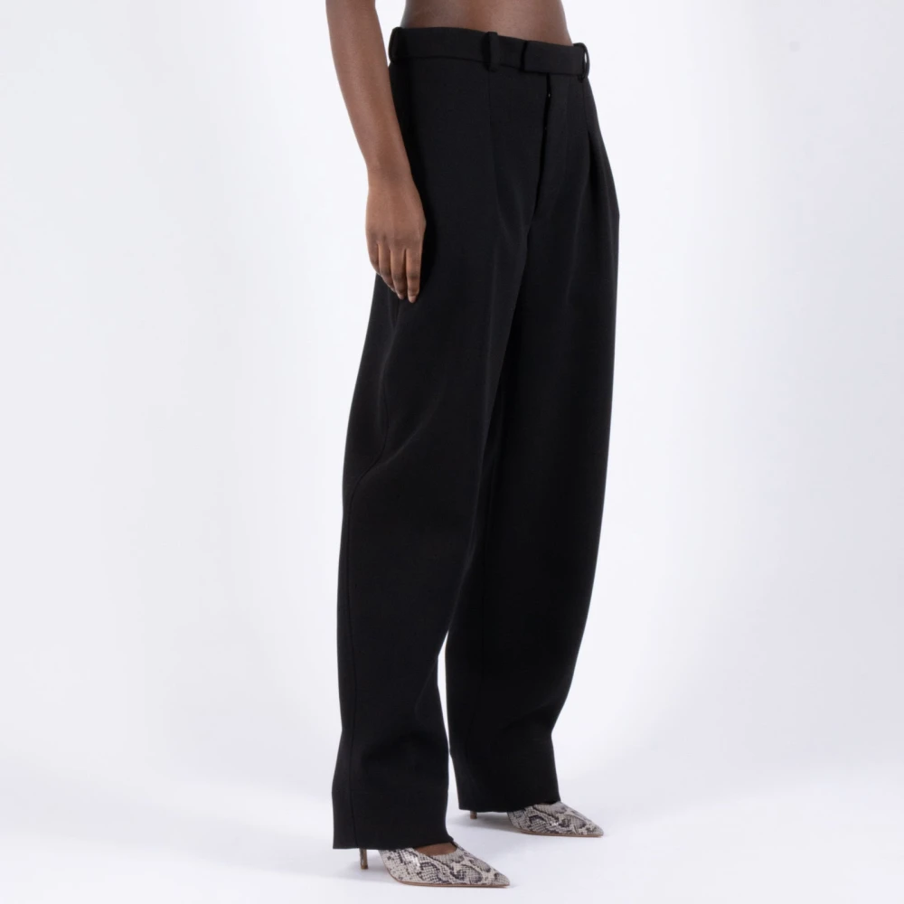 Wardrobe.nyc Zwarte Wol Hailey Bieber Broek Black Dames