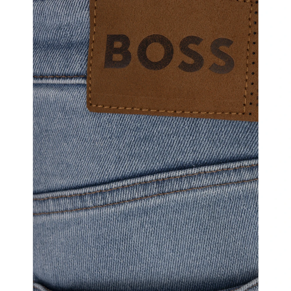 Hugo Boss Slim Fit Blauwe Denim Jeans Blue Heren