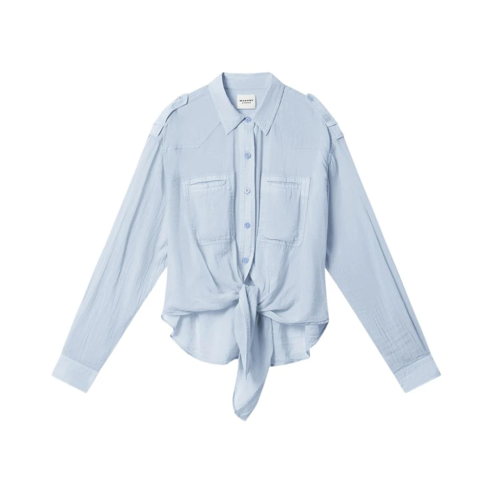 Marant Étoile Women's Blue Shirts, M, Valiane Shirt
