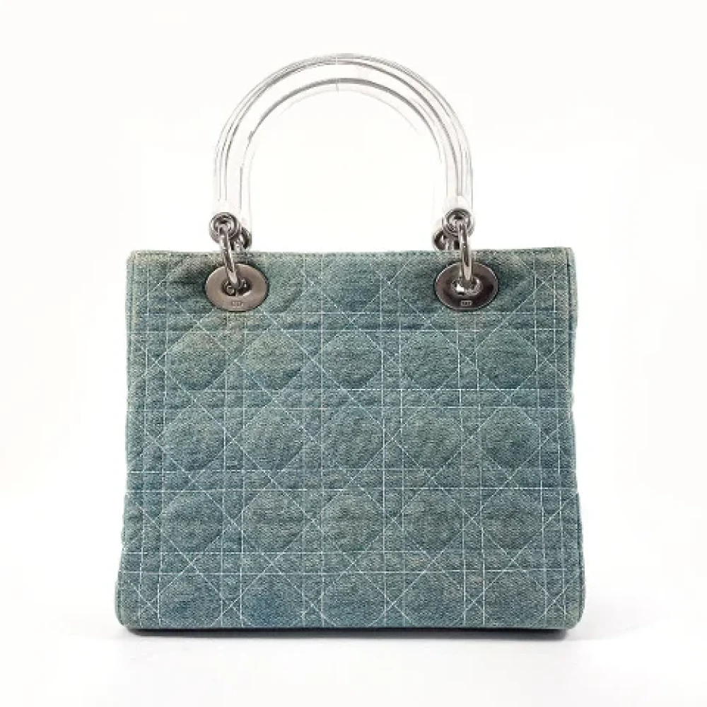 Dior Vintage Pre-owned Denim dior-bags Blue Dames