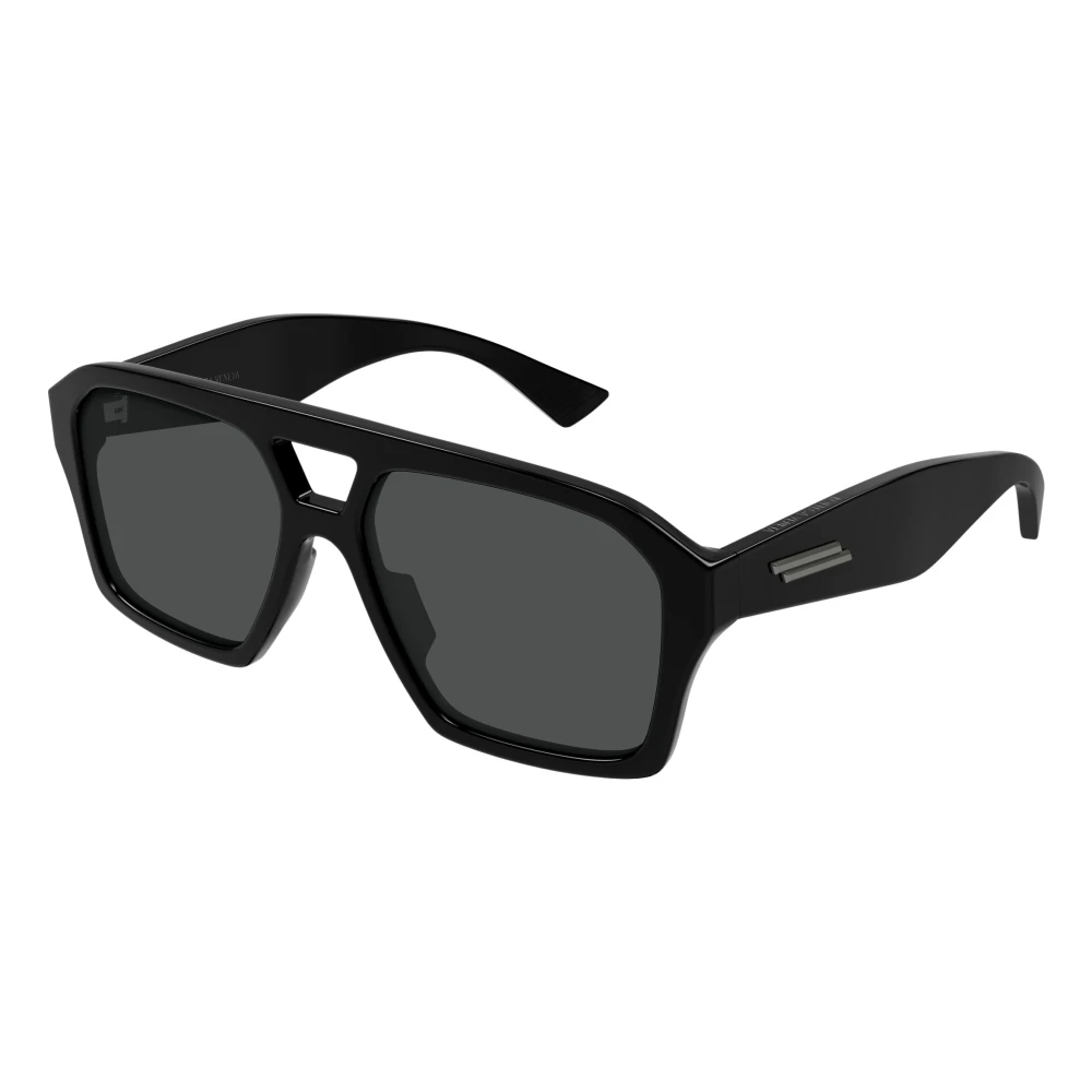 Bottega Veneta Classic Aviator Sunglasses - Unisex - Sunglasses - Black - 56 Mm - Accessories