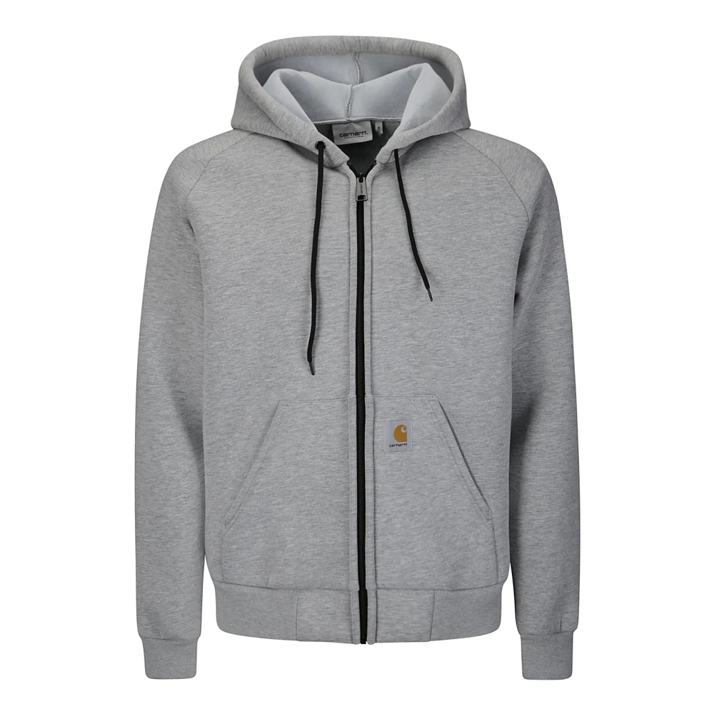 Carhartt WIP Hooded Jacket voor autoliefhebbers Gray Heren