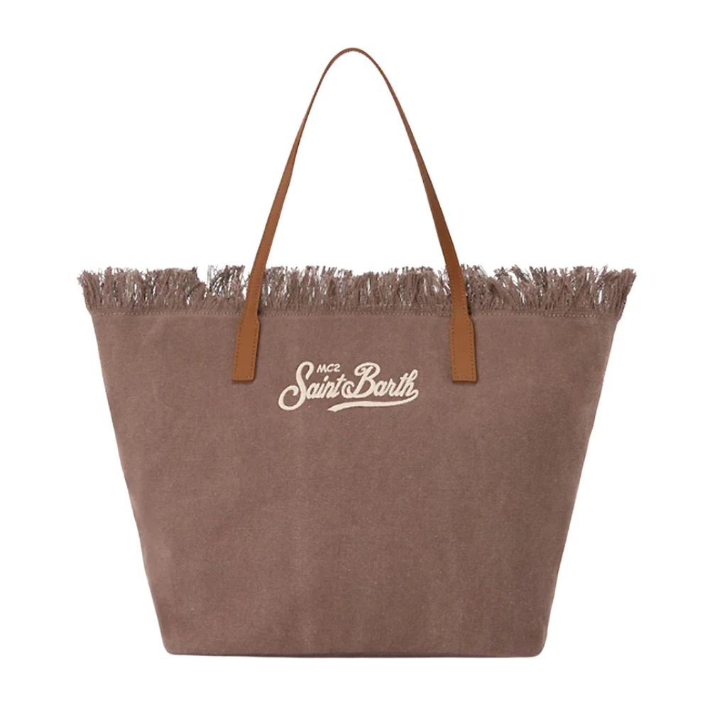 Mc2 Saint Barth , Shopping Bags, Female, Brown, One Size, City Regular Shopper