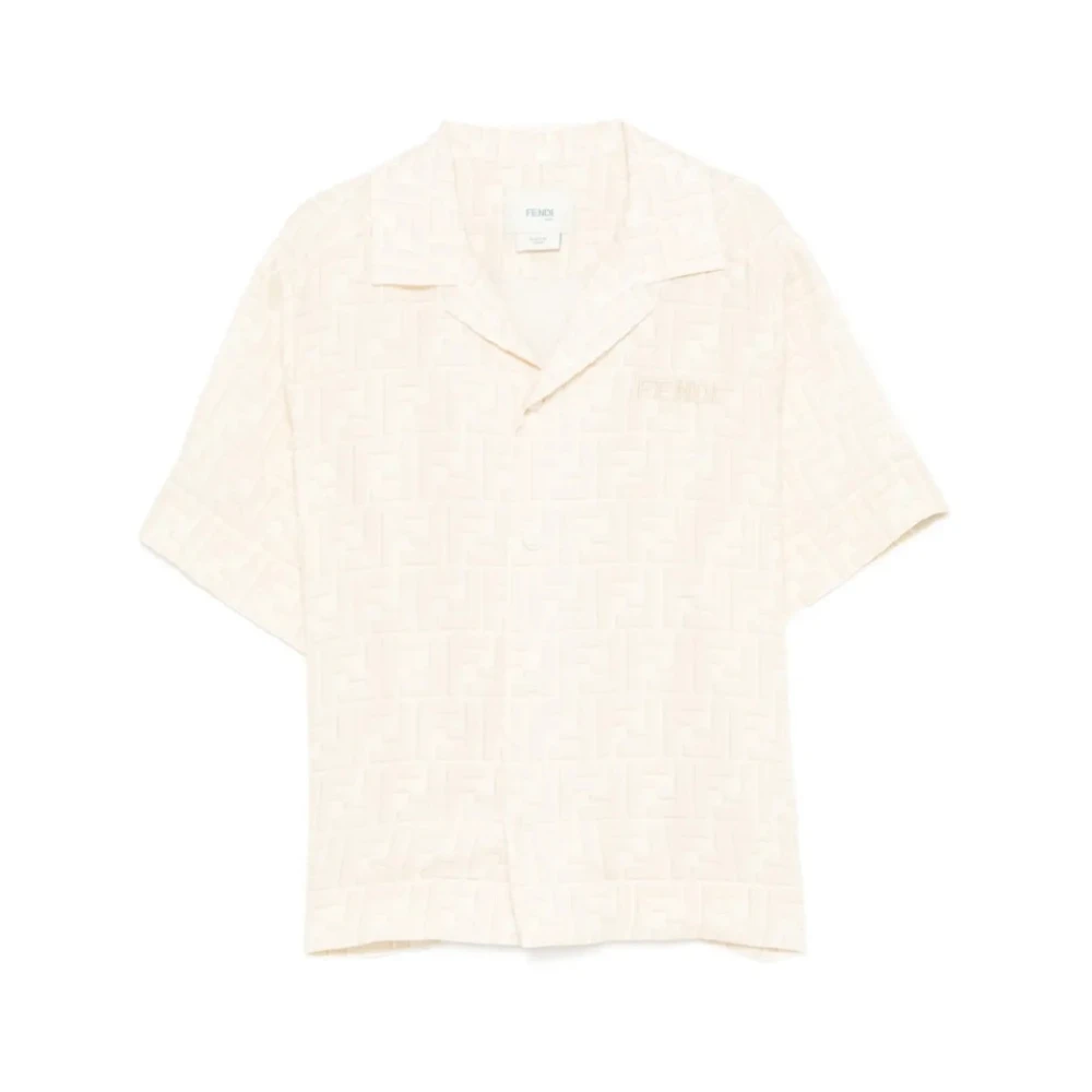 Fendi Beige Shirt - Unisex - Kids Shirts - 13 Y - Kids