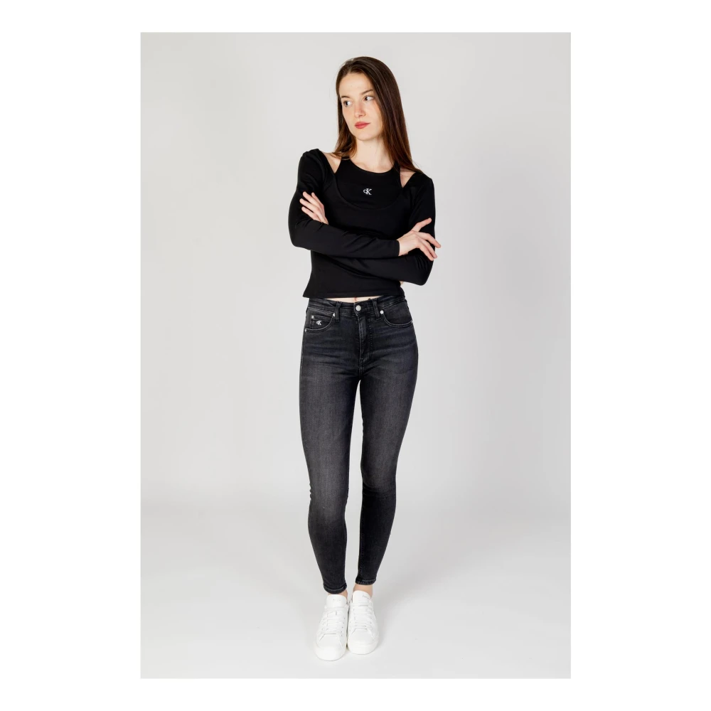 Calvin Klein Jeans Skinny Jeans Black Dames